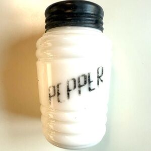 Vintage White Pepper Shaker